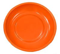 HanOaki Plateau à vaisselle magnétique rond en ABS de 15,2 cm pour organiser de petits composants dans les laboratoires de réparation, les stations d'artisanat et les bureaux à domicile (orange)