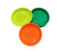 HanOaki Plateau à vaisselle magnétique rond en ABS de 15,2 cm pour organiser de petits composants dans les laboratoires de réparation, les stations d'artisanat et les bureaux à domicile (vert)
