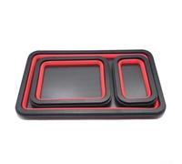 HanOaki Plateau magnétique pliable recouvert de silicone avec noyau magnétique flexible pour une organisation sécurisée de la fixation sur les surfaces métalliques dans les environnements d'atelier (B