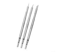 HanOaki Pointe de fer à souder C210 80 mm 6 mm Élément chauffant en cuivre, compatible avec station de soudure C210 pour réparation de téléphone portable et soudure électronique (C210-002)