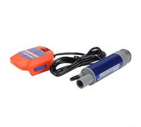 HanOaki Pompe de transfert d'huile et d'eau 18 V | Débit de 40 à 60 l/min pour batterie BL1830/BL1840/BL1850/BL1860 | Pompe en alliage d'aluminium et en plastique avec câble de 2,4 m