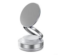 HanOaki Support de téléphone de voiture pliable et rotatif avec ventouse et aimants magnétiques N52 (blanc)