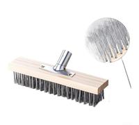 HanOaki Tête de brosse à récurer en acier inoxydable pour le nettoyage de qualité professionnelle des quais de chargement et des infrastructures municipales (C)