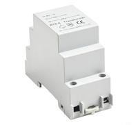 HanOaki Transformateur de sonnette 230 V entrée 8 V 12 V 24 V sortie 8 VA alimentation pour sonnette filaire basse tension BT8-8 modèle compact avec support de rail de 35 mm