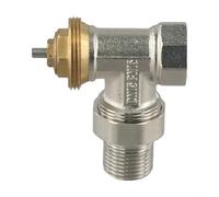 HanOaki Vanne de contrôle thermostatique d'angle en laiton - Valve de contrôle automatique de la température - Filetage M30 x 1,5 mm - Sans tête thermostatique (DN15)