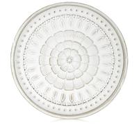 Hanobe Plateau Decoratif Rond Bois: Petit Plateaux Blanc Boho Decor pour Table Basse Chic Mini Plateau Ferme Deco pour Canapé Cuisine