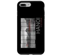 Hanoï Ville Vietnam Rétro Panorama Vintage Souvenir Vacances Coque pour iPhone 7 Plus/8 Plus