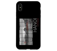 Hanoï Ville Vietnam Rétro Panorama Vintage Souvenir Vacances Coque pour iPhone XS Max
