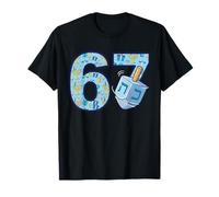 Hanoukka 67 Hanoukka Six Sept fêtes juives 6 7 Dreidel T-Shirt