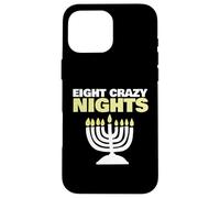Hanoukka Huit Crazy Nights Coque pour iPhone 16 Pro Max