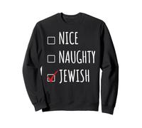 Hanoukka Nice Coquine Juif Juif Hébreu Culture Festivals Sweatshirt