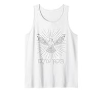 Hanoukka Tikkun Olam Réparation du Monde en hébreu Colombe juive Débardeur