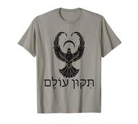 Hanoukka Tikkun Olam Réparation du Monde en hébreu Colombe juive T-Shirt