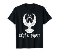 Hanoukka Tikkun Olam Réparation du Monde en hébreu Colombe juive T-Shirt