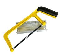 Hanpex Mini scie à métaux et bloc à onglet 150 mm avec lame bimétallique