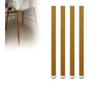 HANQ Lot de 4 bandages décoratifs pour pieds de chaise haute, autocollants décoratifs de style bambou avec chaise haute IKEA Antilop