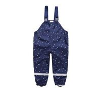 Hanraz Combinaison de pluie pour enfant - Pantalon de boue pour garçons et filles - Imperméable - Imperméable - Respirante - Ultra légère - Vêtement de pluie pour l'extérieur, A32 Marine, 92 cm