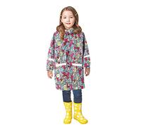 Hanraz Poncho de pluie imperméable pour enfant - Manteau de pluie pour vélo - Réutilisable - Unisexe - Léger - Protection contre la pluie - Respirant, Rose, 6-7 ans