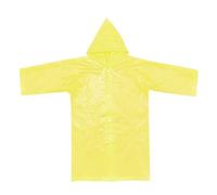Hanraz Poncho de pluie imperméable pour enfant - Poncho de pluie respirant léger - Protection contre la pluie - Manteau de pluie pour vélo - Unisexe - Réutilisable, jaune, taille unique