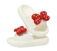 Hanraz Sandales de bain pour enfants - Plates - Filles - Garçons - Mules - Sandales de plage - Antidérapantes - Cozy - Chaussures de bain - Chaussures de douche | Eva, 24-36 EU, 111 - Blanc, 25