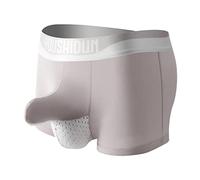 Hanraz String pour hommes Éléphant Plug anal Sous-vêtements drôles Thong Culottes érotiques Lingerie Sexy Lingerie Sexy Vêtements Sissy Vêtements Tanga Hommes, A02 Grey, XXL