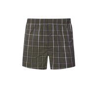 Hanro Boxers 'Fancy Woven' bleu / gris foncé, Taille S