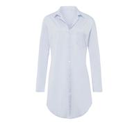 Hanro Chemise de nuit ' Cotton Deluxe 90cm ' bleu clair, Taille XL