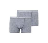 Hanro Cotton Essentials Pants 2Pack Shorty, Gris (Light Melange 1961), L (Lot de 2) Homme