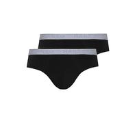HANRO - Cotton Essentials/Slips TwoPack - Slips Homme, Noir (Black 0019), X-Large (Taille Fabricant: XL)