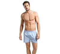 Hanro Fancy Woven Short pour Homme, Bleu (Light Blue 1033), XXL