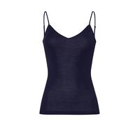 Hanro Haut ' Woolen Silk ' bleu nuit, Taille S