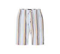 Hanro Pantalon de pyjama ' Night & Day ' bleu clair / jaune / gris / blanc cassé, Taille XXL