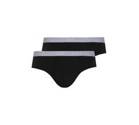 Hanro Slip 'Essentials' gris argenté / noir, Taille S