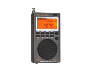 HanRongDa HRD-747 Radio Multibande Portable FM/MW/SW/SSB/LSB/AIR/CB/VHF/UHF/UBD/WX RéCepteur Radio StéRéO Pleine Bande