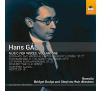 Hans Gál – Musique pour voix – Vol. 1 – CD