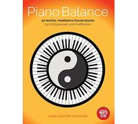 Hans-gunter heumann: piano balance - 20 easy and meditative songs (book/cd) piano+cd