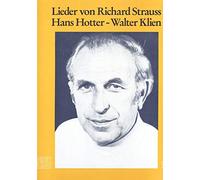 Hans Hotter, Walter Klien (Klavier) - Lieder von Richard Strauss (SPR 3367)