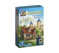 Hans im Glück Carcassonne - Auberges et Cathédrales (édition 2025), 1ère Extension, Jeu Familial, 2-6 Joueurs, 7+ Ans, 45 Minutes, Allemand