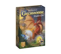 Hans im Glück Carcassonne - Dragon et Fée (édition 2025), 3ème extension, jeu familial, 2-6 joueurs, 7+ ans, 45 minutes, allemand