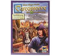 Hans im Glück, Carcassonne - GRAF, King and Consorts, 6ème Extension, Jeu Familial, Jeu de société, 2-6 Joueurs, à partir de 7 Ans, Plus de 40 Minutes, Allemand