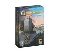 Hans im Glück Carcassonne - Tours et escrocs (édition 2025), 4ème Extension, Jeu Familial, 2-6 Joueurs, 7+ Ans, 45 Minutes, Allemand