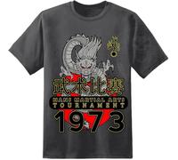 Hans Island Martial Arts Tournament T T-Shirts à Manches Courtes - Lee/Enter The Dragon Movie Poster(XX-Large)