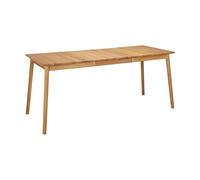 Hans K Table ZigZag 127x75 cm avec rallonge 53 cm Chêne huilé