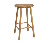 Hans K Tabouret de bar ZigZag 63 cm Chêne huilé