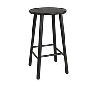 Hans K Tabouret de bar ZigZag 63 cm Lasuré noir