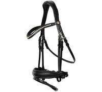 Hans Melzer Bridon Wiesbaden Comfort suédois, complet avec têtière Premium, rênes incluses Cob = Pur-sang
