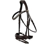 Hans Melzer Bridon Wiesbaden Comfort suédois, complet avec têtière Premium, rênes incluses Full = Cheval