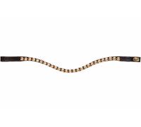 Hans Melzer Frontal Stockholm gros strass dorés en forme de cristal Full = Cheval
