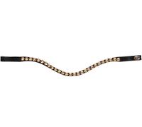 Hans Melzer Frontal Stockholm gros strass dorés en forme de cristal Full = Cheval