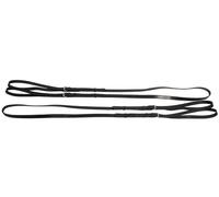 Hans Melzer Rênes allemandes coulissantes avec 22 trous espacés de 3 cm chacun Cob/Full